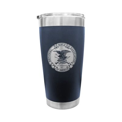 NRA 20 oz. Cobalt Blue Powder Coated Tumbler
