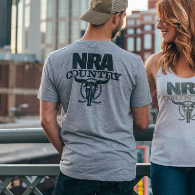 nra country v neck t shirt