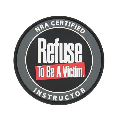 Certified Instructor Refuse to be a Victim PVC Patch