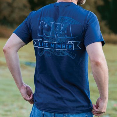 NRA Patriot Member Pride T Shirt Life Back