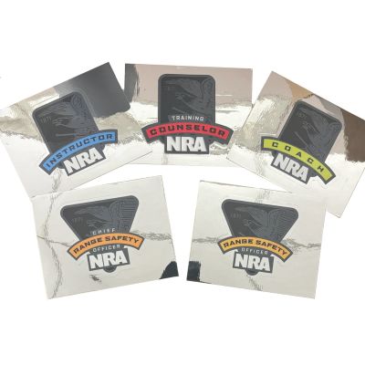 NRA Certified Instructor Metallic Decals