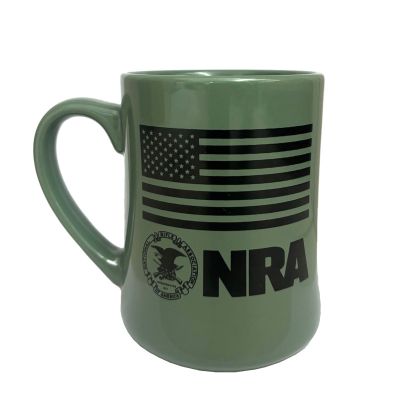 NRA 16 oz. Military Green Coffee Mug