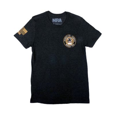NRA Patriot Life Member Benefactor Black T-Shirt