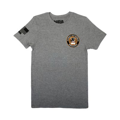 NRA Patriot Life Member Endowment Gray T-Shirt