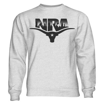 light gray sweatshirt