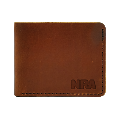 nra knox bifold leather wallet